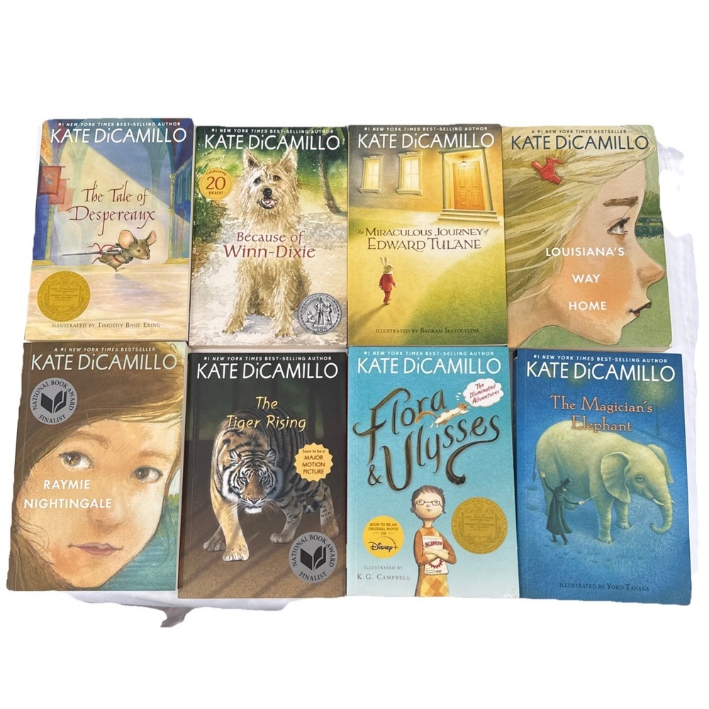 The Kate DiCamillo Classic Collection 8 Books Because Of Winn Dixie Gently Used - Picture 6 of 9